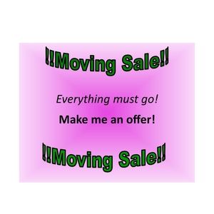 Moving Sale